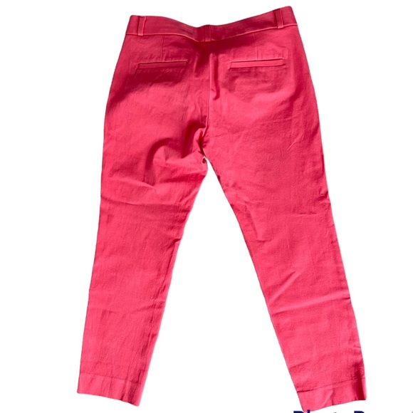 Banana Republic Sloan Fit Cropped Pink Pants - Picture 2 of 5